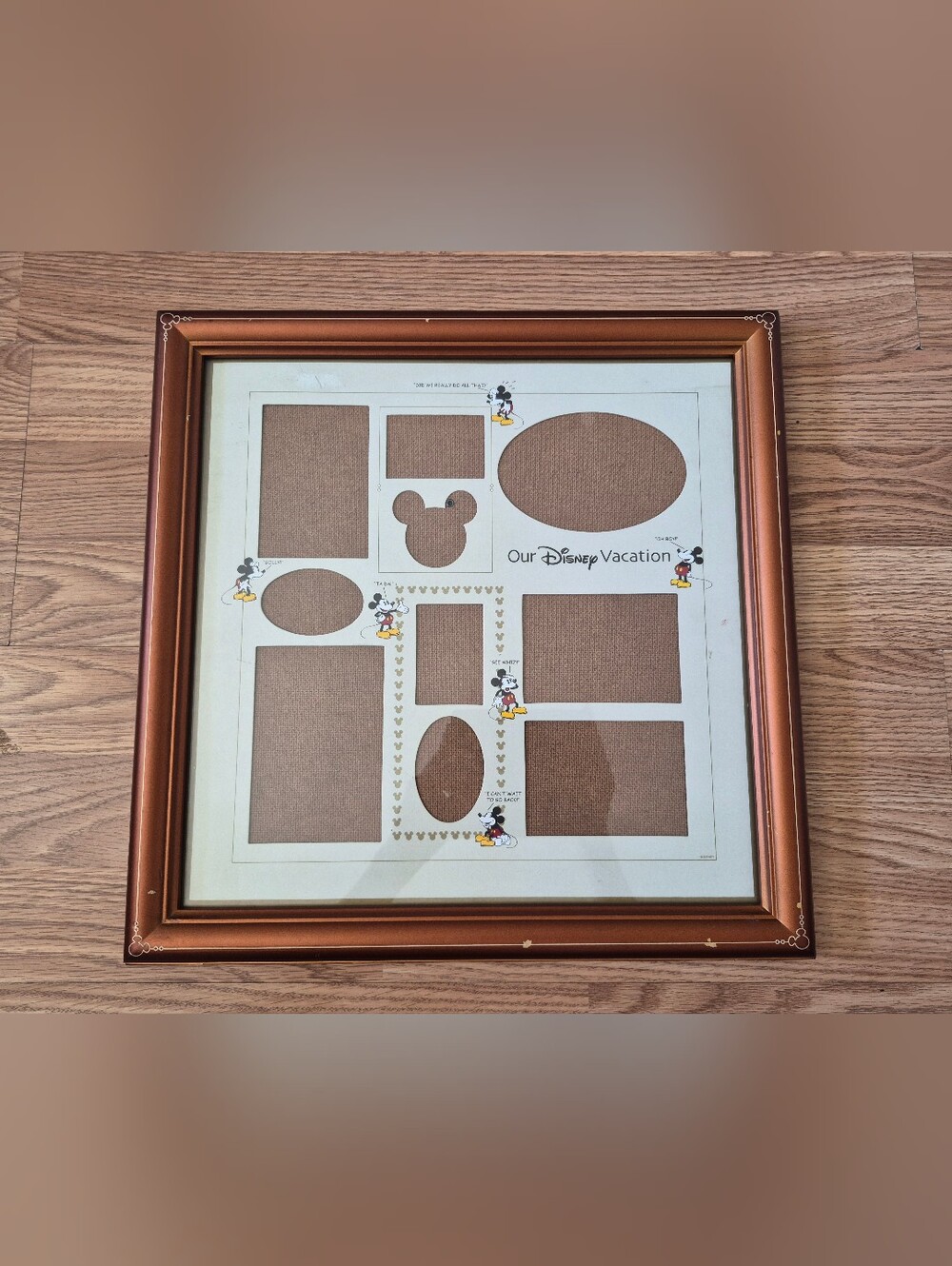 Disney Vacation 10 Picture Photo Frame Mickey Mouse